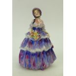 Royal Doulton figure Irene HN1952: In rare purple colourway dated 1941,