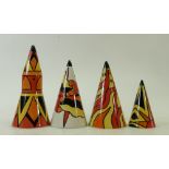 Lorna Bailey Sugar Sifters: Lorna Bailey Rocket sugar sifter 4/50, conical Inferno,