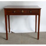 Early 20th century Side Table: Table with single drawer 82 x 47 x 72cm.
