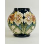 Moorcroft squat trial Vase: A Moorcroft squat trial vase. Designed by R Bishop.