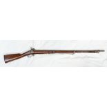 Percussion 3 band Musket: Length 141cm