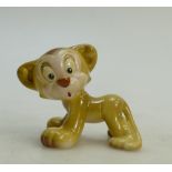 Beswick figure Zimmy Lion 1150: Beswick Zimmy Lion from the David Hands Animaland series.