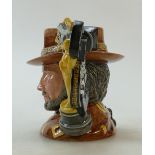 A rare Royal Doulton Clint Eastwood Prototype Intermediate Character Jug: Royal Doulton character