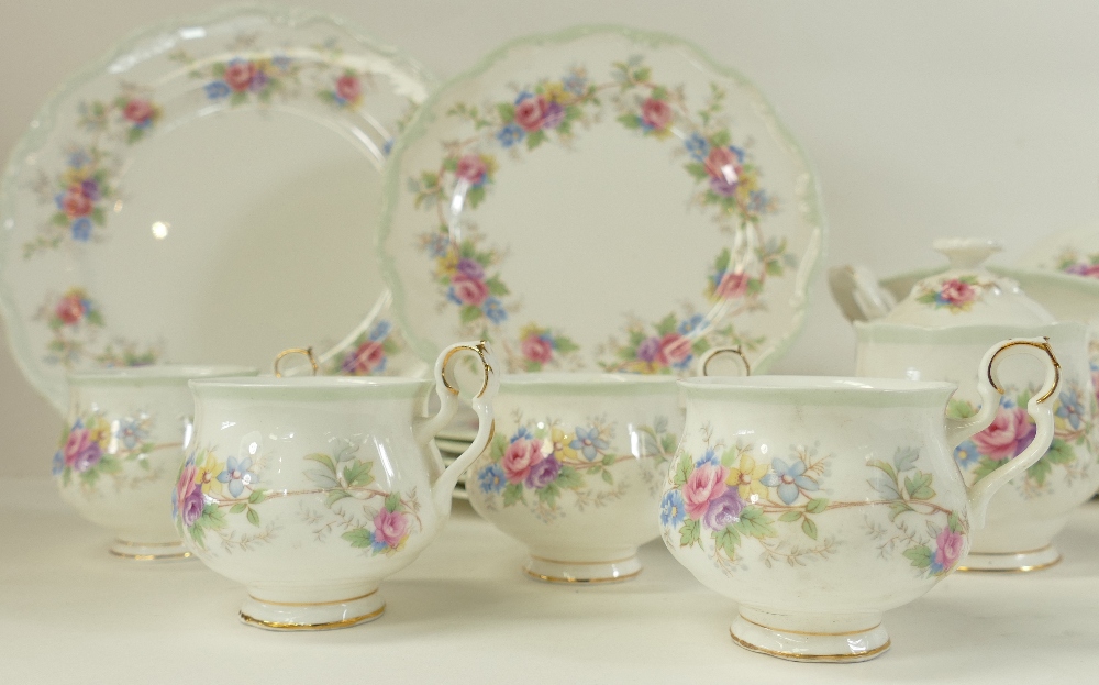 Royal Albert Colleen dinner, coffee & tea set: Royal Albert tea, - Image 3 of 6