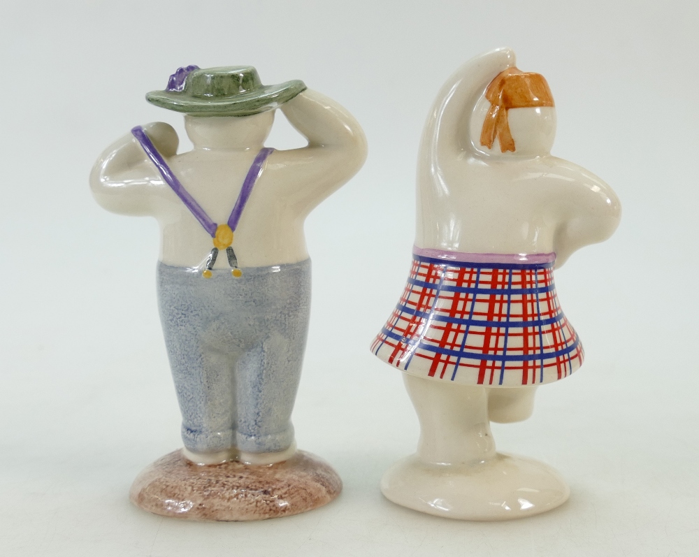 Royal Doulton Snowman figures DS3 and DS7: The Stylish Snowman DS3 together with The Highland - Image 3 of 5