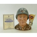 Royal Doulton large Character Jug General Patton: Royal Doulton large jug General Patton D6937,