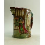 Royal Doulton Loving Cup The Pied Piper: Limited edition by Charles J Noke with signed certificate.