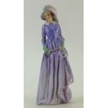 Royal Doulton figure Maureen HN1771: Early purple colourway dated 1937.