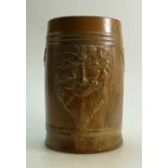 Royal Doulton Stoneware large jug: Royal Doulton large Stoneware jug decorated with Pan,