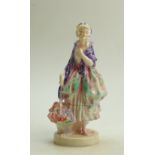 Royal Doulton figure Phyllis HN1420: (hairline cracks to base)