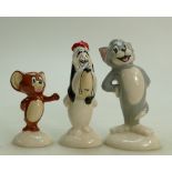 Beswick figures: Figures to include Tom (from Tom and Jerry), Jerry and Droopy.