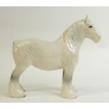 Beswick grey Shire Horse: Model 818