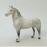 Beswick Welsh Cob in grey colourway: Beswick early version of Welsh Cob 1793 in grey gloss.
