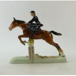 Beswick Lady Sidesaddle on jumping horse model no 982 :