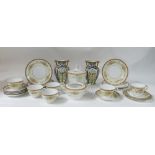 Noritake Nippon Toki Kaisha part tea set: To include 6 side plates,