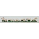Royal Doulton collection of miniature Piglet models: Royal Doulton collection of piglet models