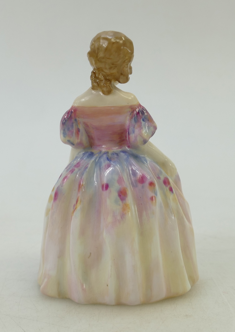 Royal Doulton early figure Marie: Dated 1940 in floral dress. - Image 3 of 3