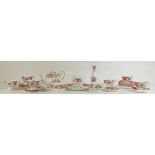 Royal Albert Lady Carlyle patterned tea set: With teapot and additional items (25 pieces)