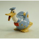 Wadeheath Donald Duck tea pot: Wadeheath Disney small tea pot Donald Duck, height 11.5cm.