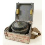 Boxed WWII military type compass type PS: Boxed compass,