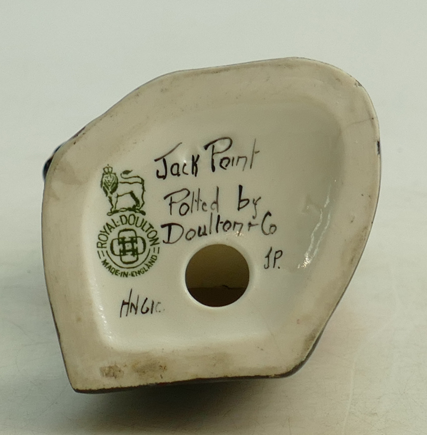 Royal Doulton figure Jack Point HN610 dated 1927: Two small hairline cracks to base - Image 2 of 4