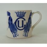 A Wedgwood Mug to commemorate the Wedding of Lady Ursula Grosvenor: The elder daughter of the 2nd