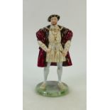 Coalport figure of Henry VIII: Coalport figure "Henry VIII", height 23.5cm.