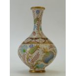 Doulton Lambeth Carrara ware Vase: Doulton Lambeth Carrara ware vase decorated with scrolling