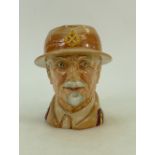 Royal Doulton large Character Jug Field Marshal Smuts: Royal Doulton large jug Field Marshal J C