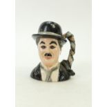 Royal Doulton small Character Jug Charlie Chaplin: Royal Doulton small jug Charlie Chaplin D7145,