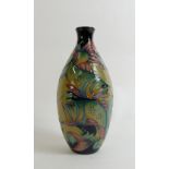 Moorcroft Seabass Vase: Dated 2007, designed by Phillip Gibson. Height 25cm, 1st in quality.