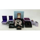 Large collection of costume Jewellery: A large collection of costume jewellery, some gem set,