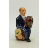 Kevin Francis William Moorcroft Toby Jug: Artist original proof for Kevin Francis written on base