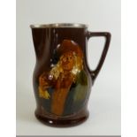 Royal Doulton Kingsware large Jug: Royal Doulton Kingsware Jug featuring a Jolly Hogarth with verse