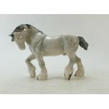 Beswick grey Action Shire horse 2578: