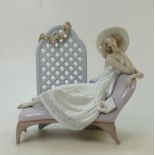 A large Limited Edition Lladro figure Garden of Dreams 7634: Limited edition 2328 of 4000.