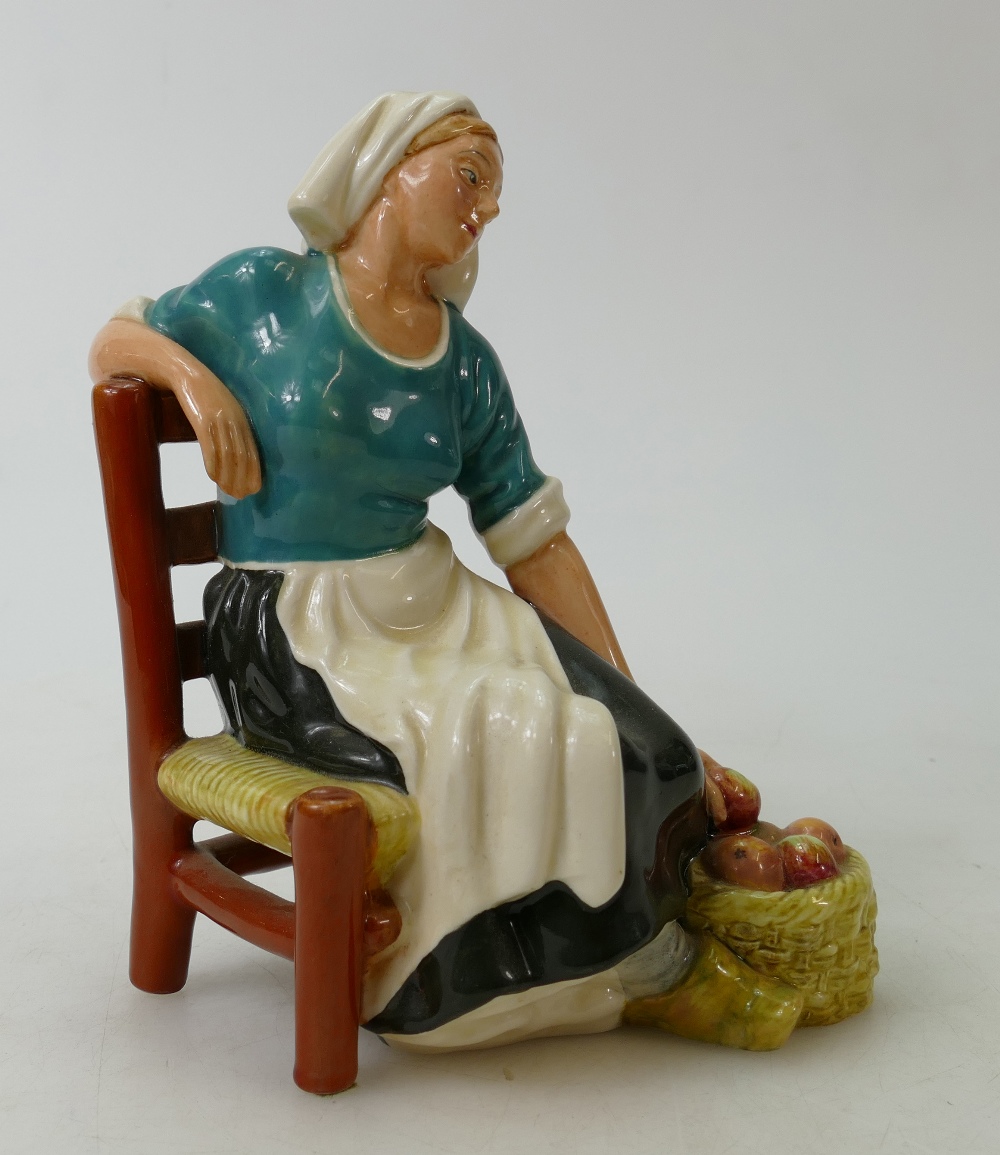 Royal Doulton The Apple Maid: Royal Doulton character figure The Apple Maid HN2160.