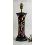 Moorcroft La Famille Lamp Base and shade: Height 40cm (not including shade), 1st in quality.