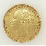 Gold full Sovereign Coin Victoria 1879: