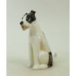 Royal Doulton model of a seated Terrier dog: Royal Doulton model of seated terrier dog HN910,