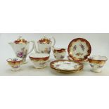 A collection of Hammersley & Co tea and coffee ware: Hammersley & Co fine china tea and coffee ware