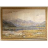Alfred Powell (1837-1905): Framed Water Colour Landscape Scene, 65.