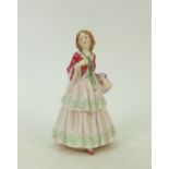 Royal Doulton figure Clemency HN1643: Royal Doulton figure Clemency HN1643, impressed date for 1935.