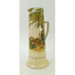 Royal Doulton large Robin Hood Seriesware Jug: Royal Doulton extra large Robin Hood series ware jug