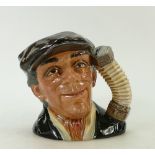 Royal Doulton large prototype Character Jug The Busker: Royal Doulton large colourway character jug