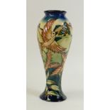 Moorcroft limited edition Larks Rising Vase: A Moorcroft Vase in the Larks Rising design numbered