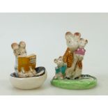 Beswick Kitty Macbride figures: Beswick Kitty Macbride figures "A Family Mouse" 2526 and "A Good