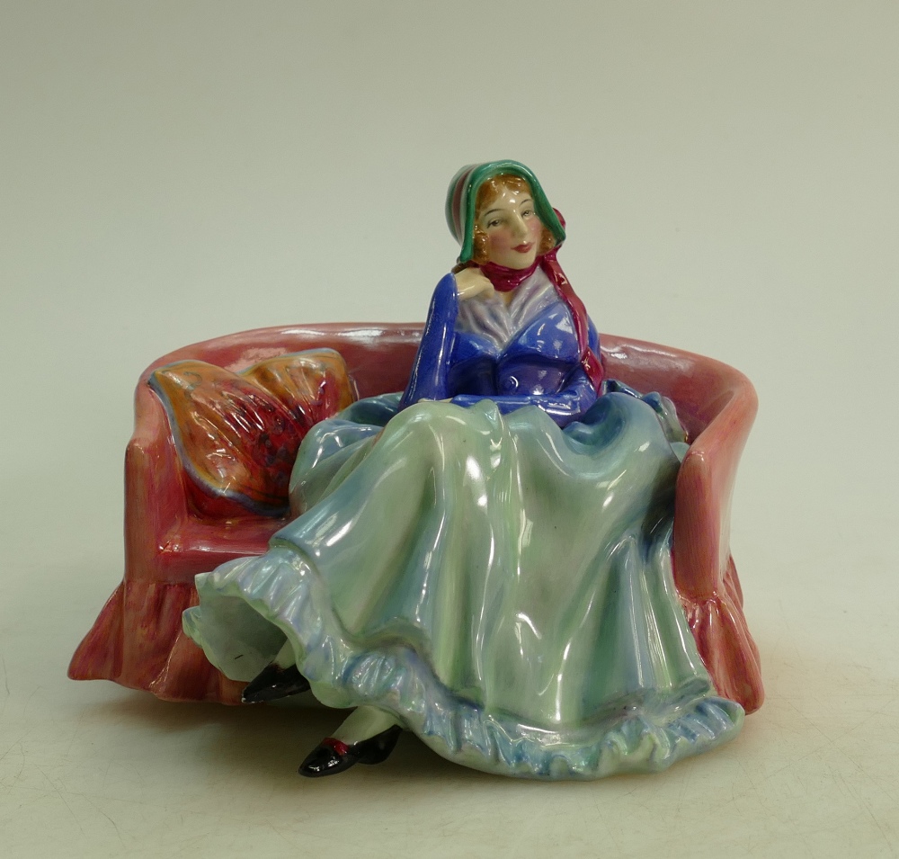 Royal Doulton figure Reflections HN1848: Early figure dated 1938.