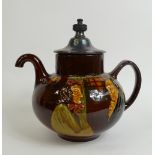 Royal Doulton Kingsware self pouring Teapot: Royal Doulton Kingsware rare teapot Darby & Joan,
