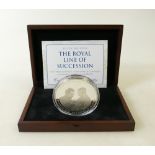 5 oz silver Coin: Cook Islands 5 tr oz solid sterling silver proof coin 2013,